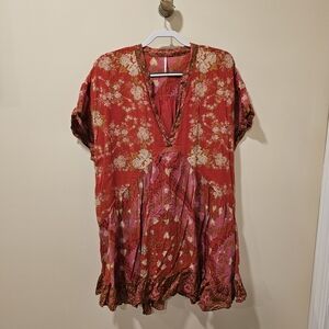 Free People Agnes Printed Mini Dress